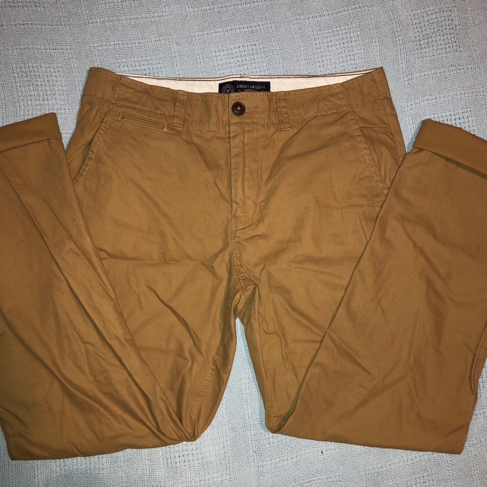 American Eagle, Original Straight, Khaki pants